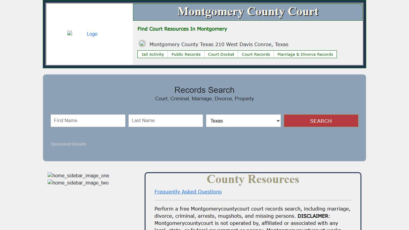 Montgomery County Court Public Records Search